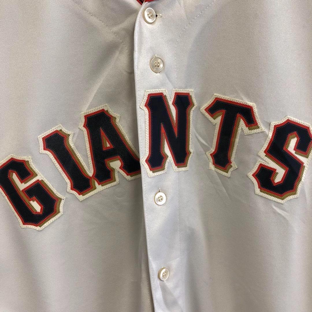 MLB マジェスティック　半袖　ゲームシャツ　メジャー　刺繍ロゴ　ジャイアンツ
