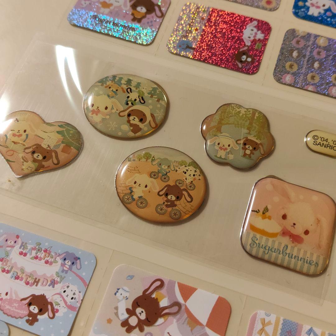 シュガーバニーズ Sugarbunnies キャラクターシールセット 平成レトロ