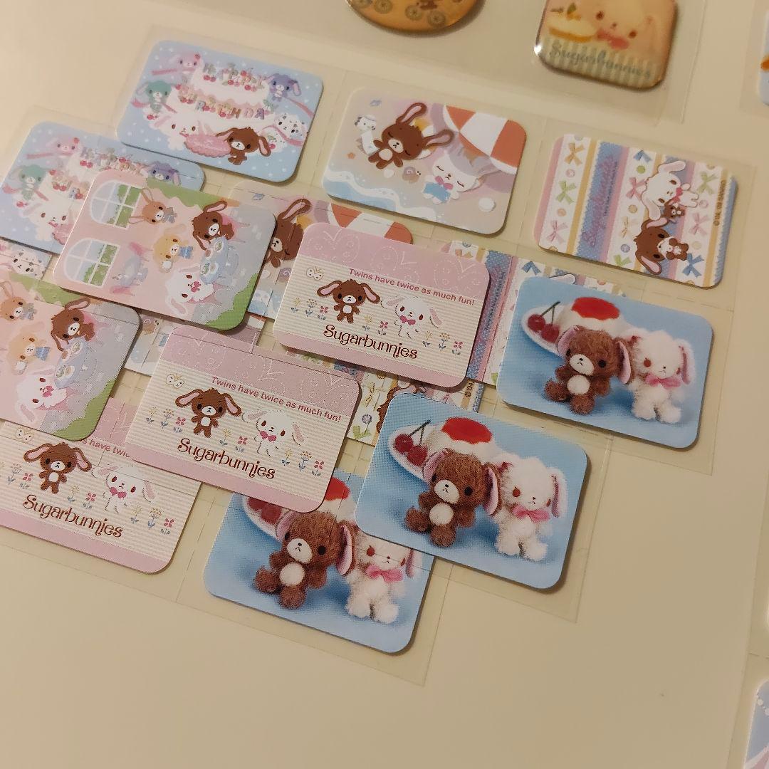 シュガーバニーズ Sugarbunnies キャラクターシールセット 平成レトロ