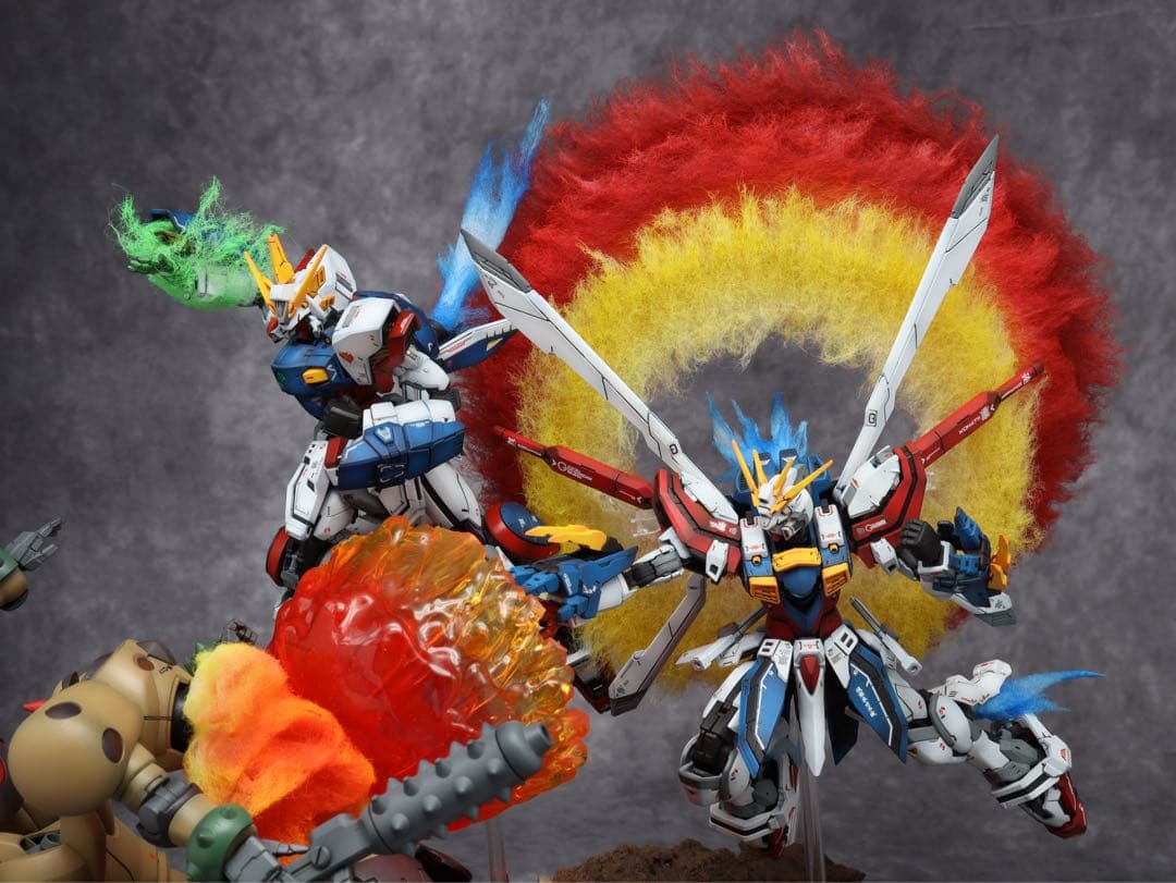 GBWC 13th 1次予選通過RG ゴッドガンダム & シャイニングガンダム