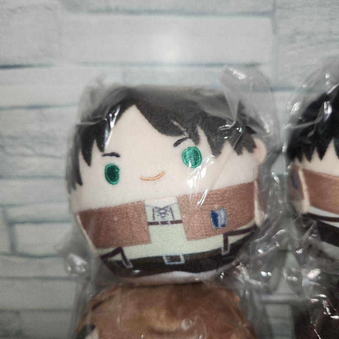 進撃の巨人　ふわコロりん 2　ぬいぐるみマスコット　４種セット