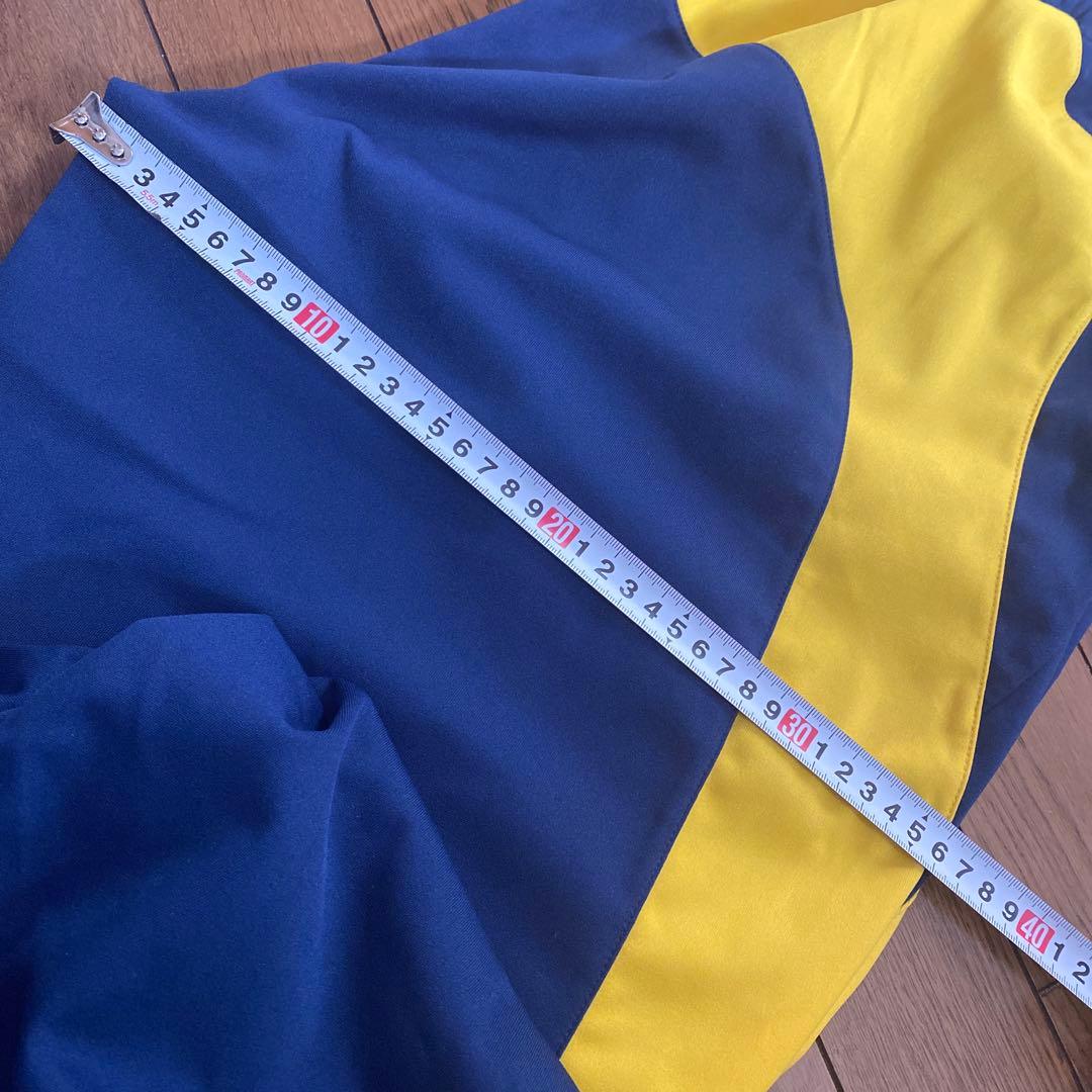 美品　ATHLETA アスレタ　ピステ上下 イエロー/ネイビー　O/ LL