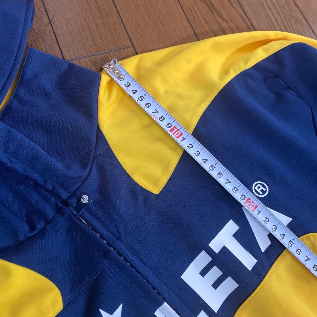 美品　ATHLETA アスレタ　ピステ上下 イエロー/ネイビー　O/ LL