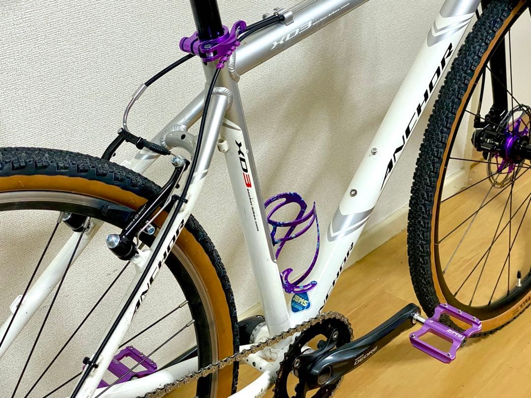 ANCHOR XD3 グラベルクロスバイク パープル 引き取り専用価格！