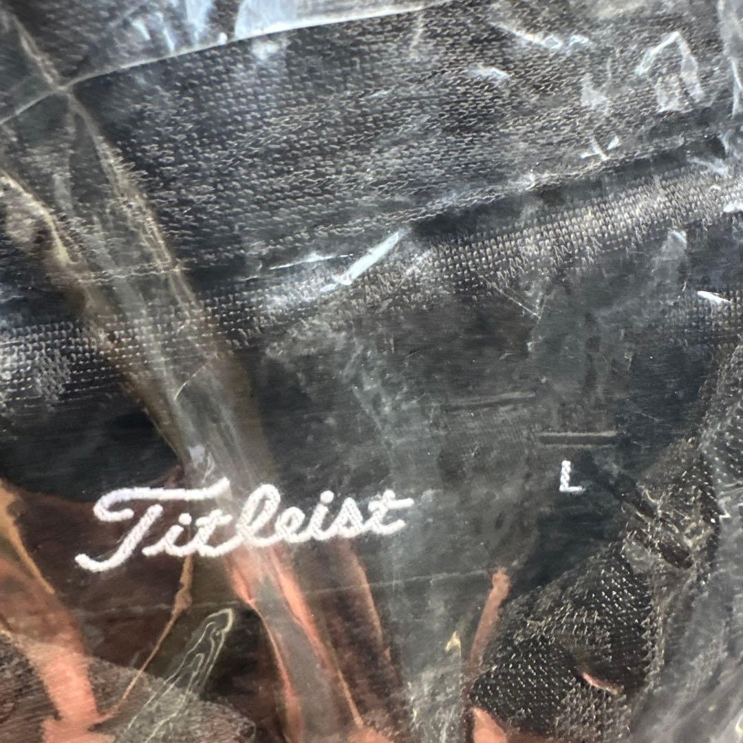 Titleist ゴルフ メンズシャツ L ブラック TMLMS107J