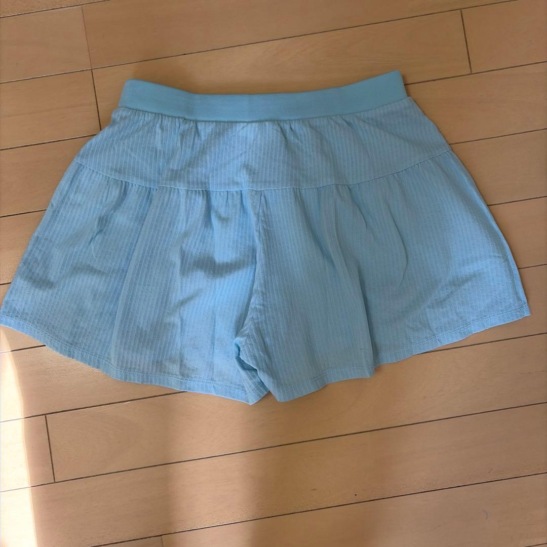 FILA 水色 ハーフパンツ バイザーセット