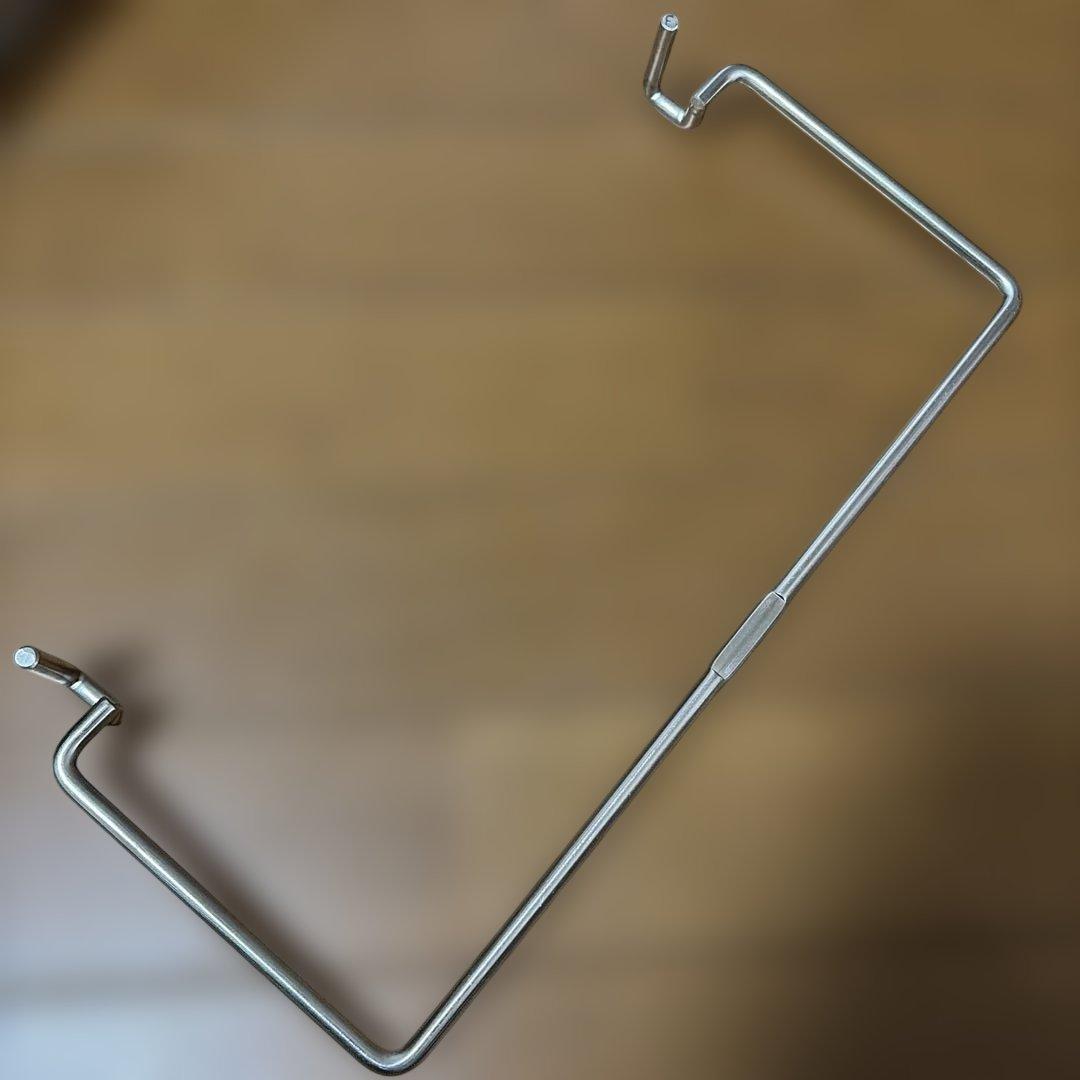 スノーピーク　ハーフユニット　ハンガー　ステンレス　バンド付き