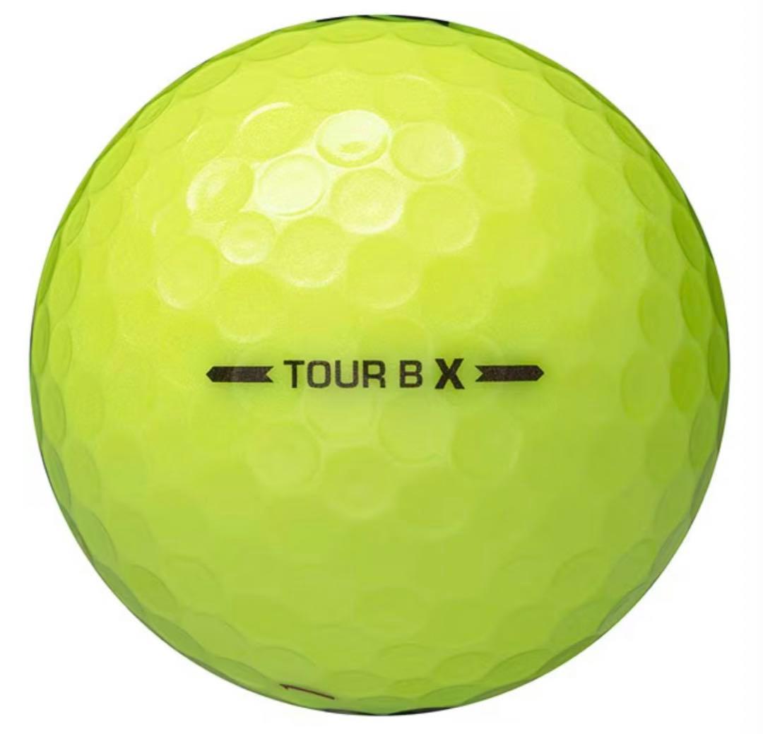 新品2026年NEWブリヂストンTOUR B X イエロー1ダース（12球）