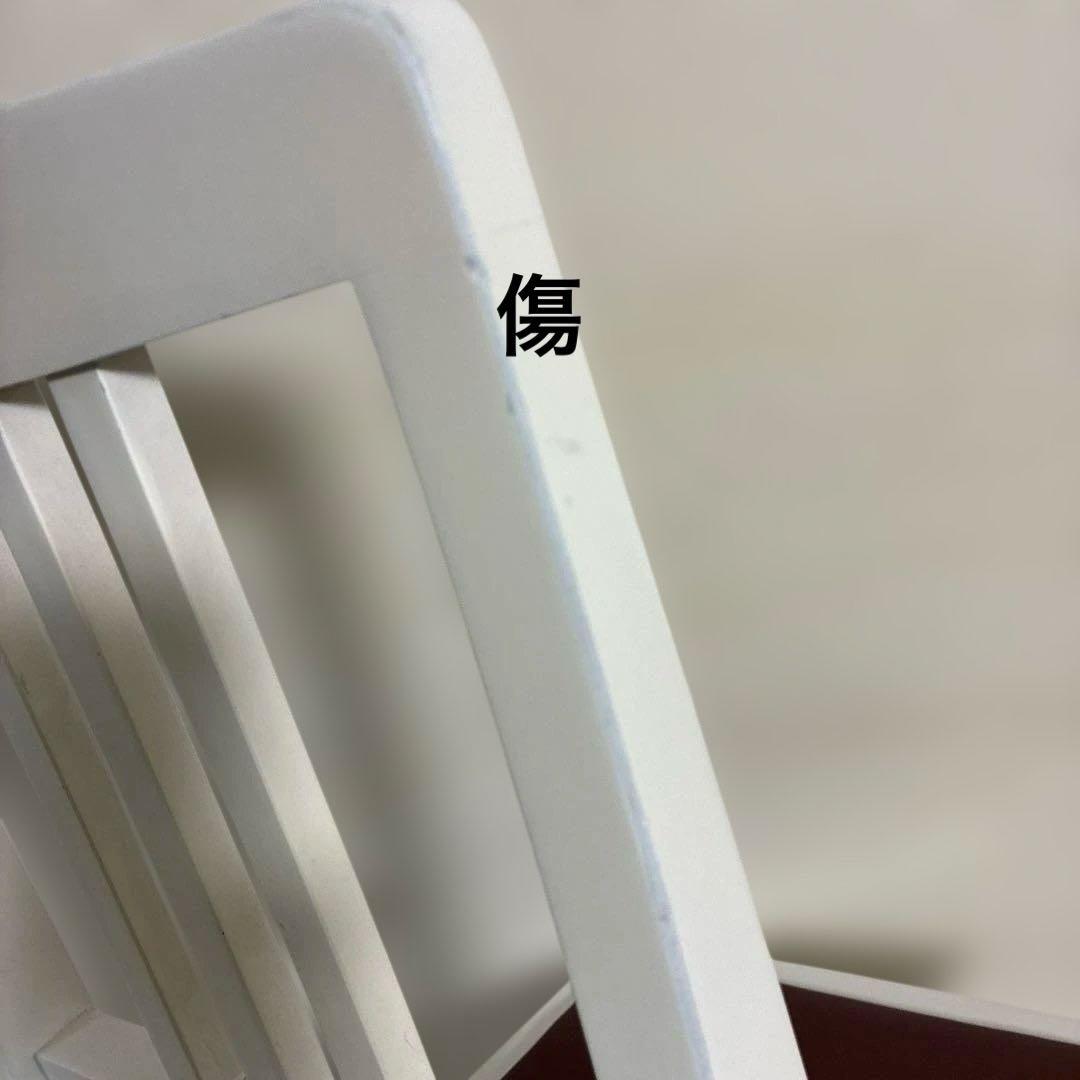 【中古リニューアル】白特注色・背付ピアノ椅子(全国送料込み)トムソン椅子