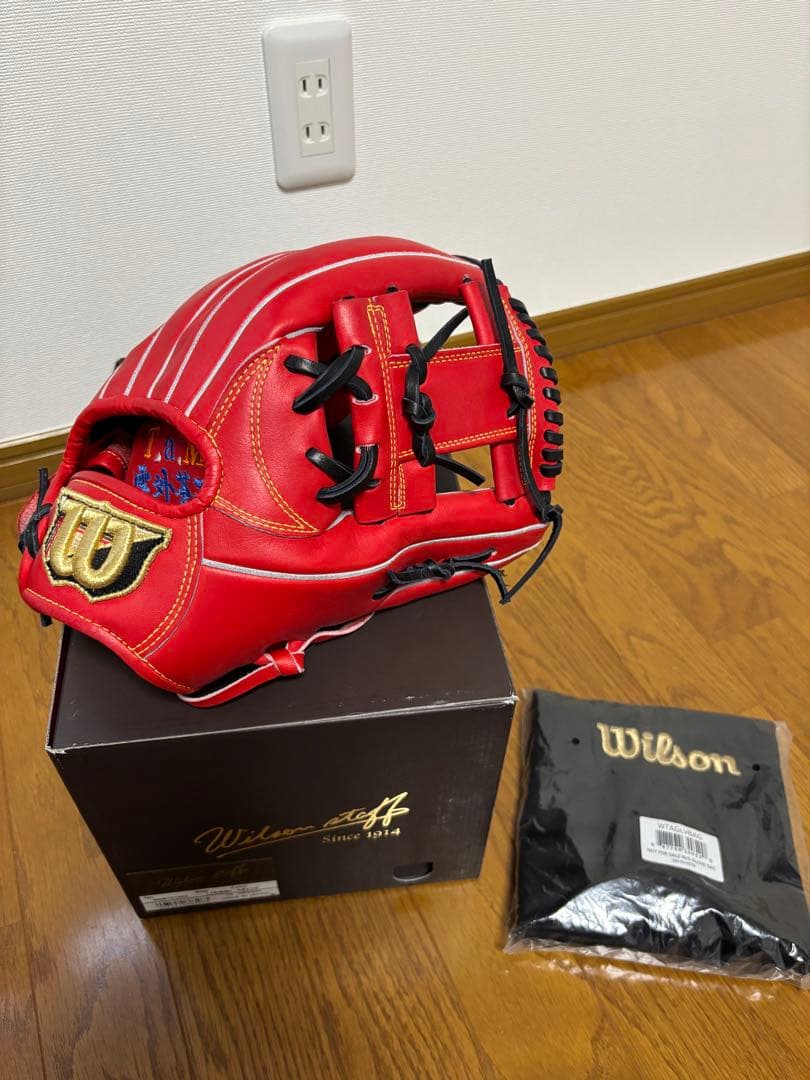 Wilson 硬式グローブ ウィルソンスタッフ　87型　未使用品　おまけつき