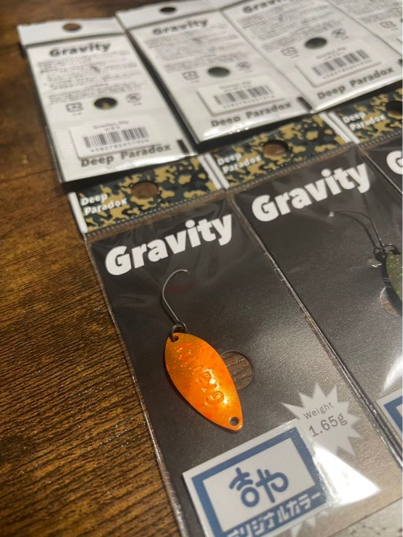 吉やオリカラ　 Gravity 1.65g 1.35g 4色セット　合計8枚