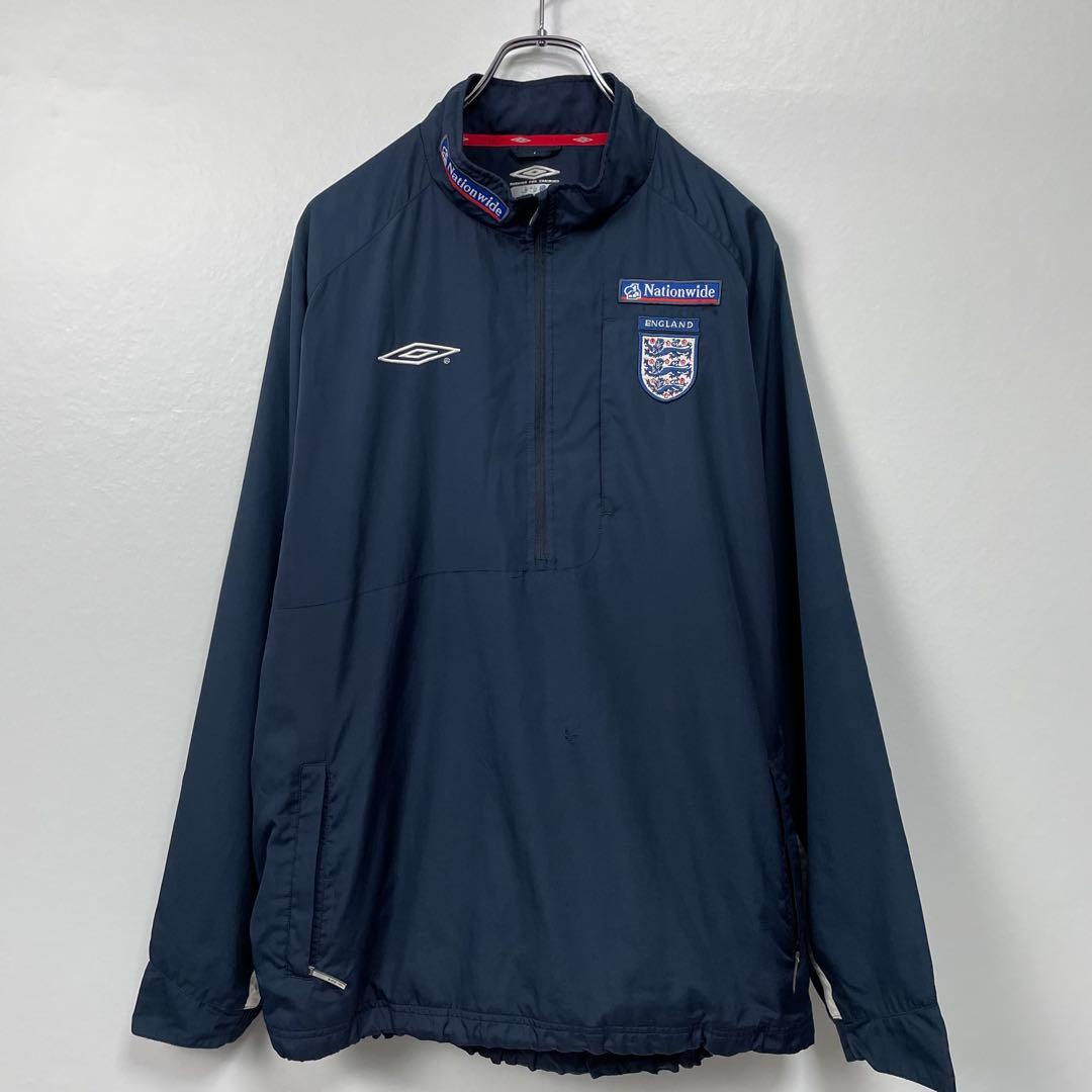 UMBRO サッカー イングランド代表　ハーフジップ トレーニングウェア