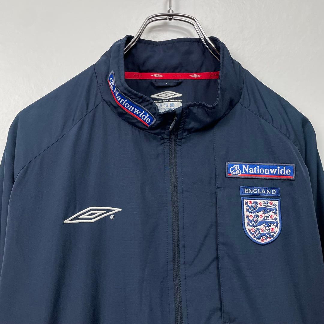 UMBRO サッカー イングランド代表　ハーフジップ トレーニングウェア