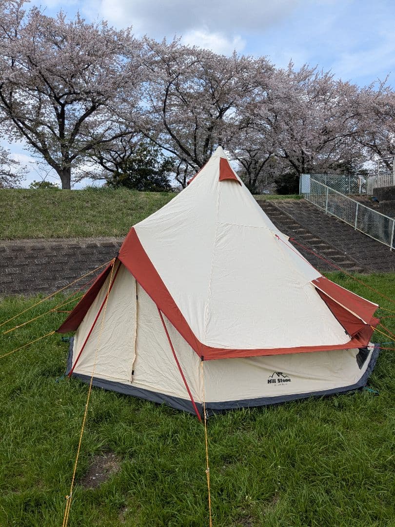 Hill Stone（ヒルストーン）　ベルテント　TC素材　大型ワンポールテント