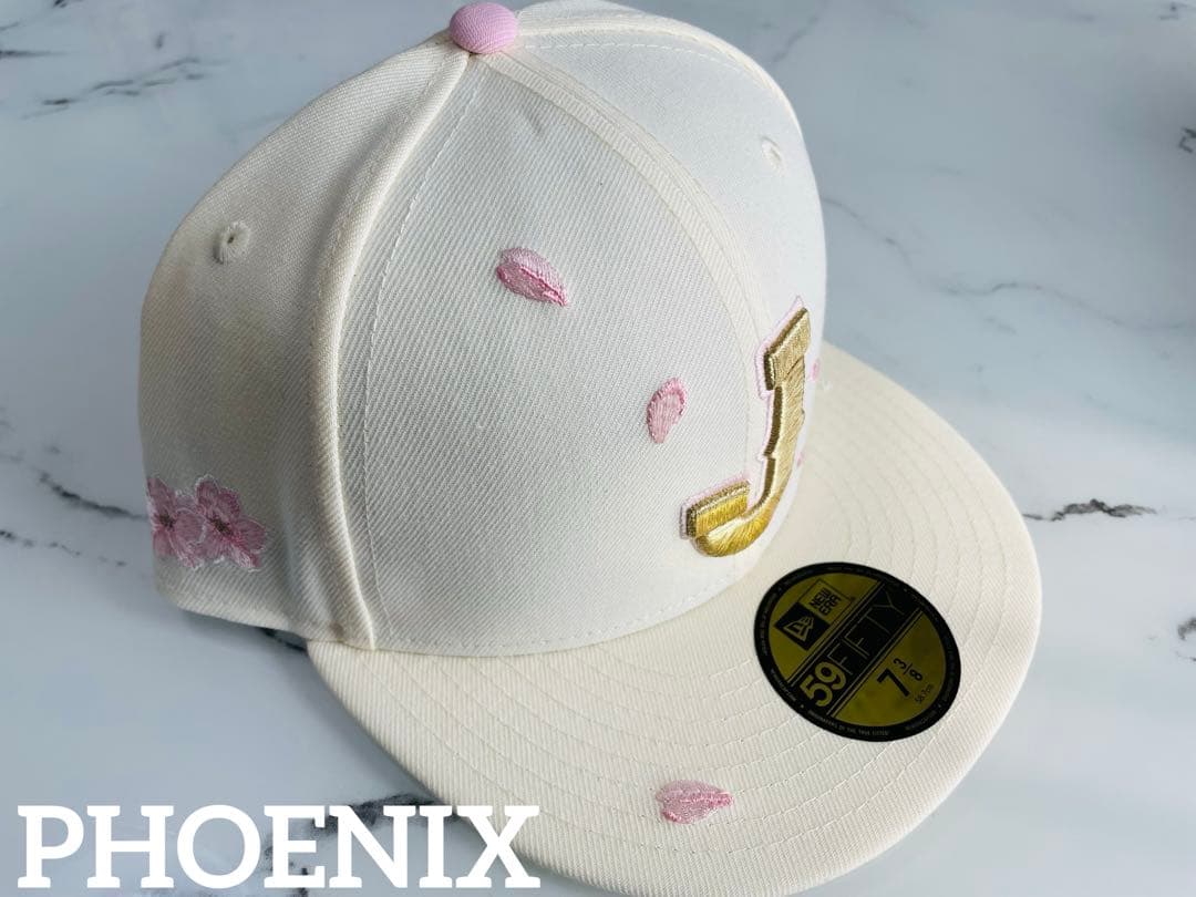 新品★WBC2026侍ジャパン 【桜ふぶきクロームホワイト】ニューエラ キャップ