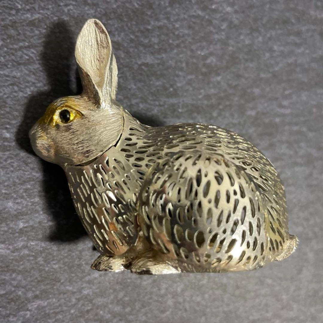 クリストフル　Christofle うさぎ　置き物　フランス