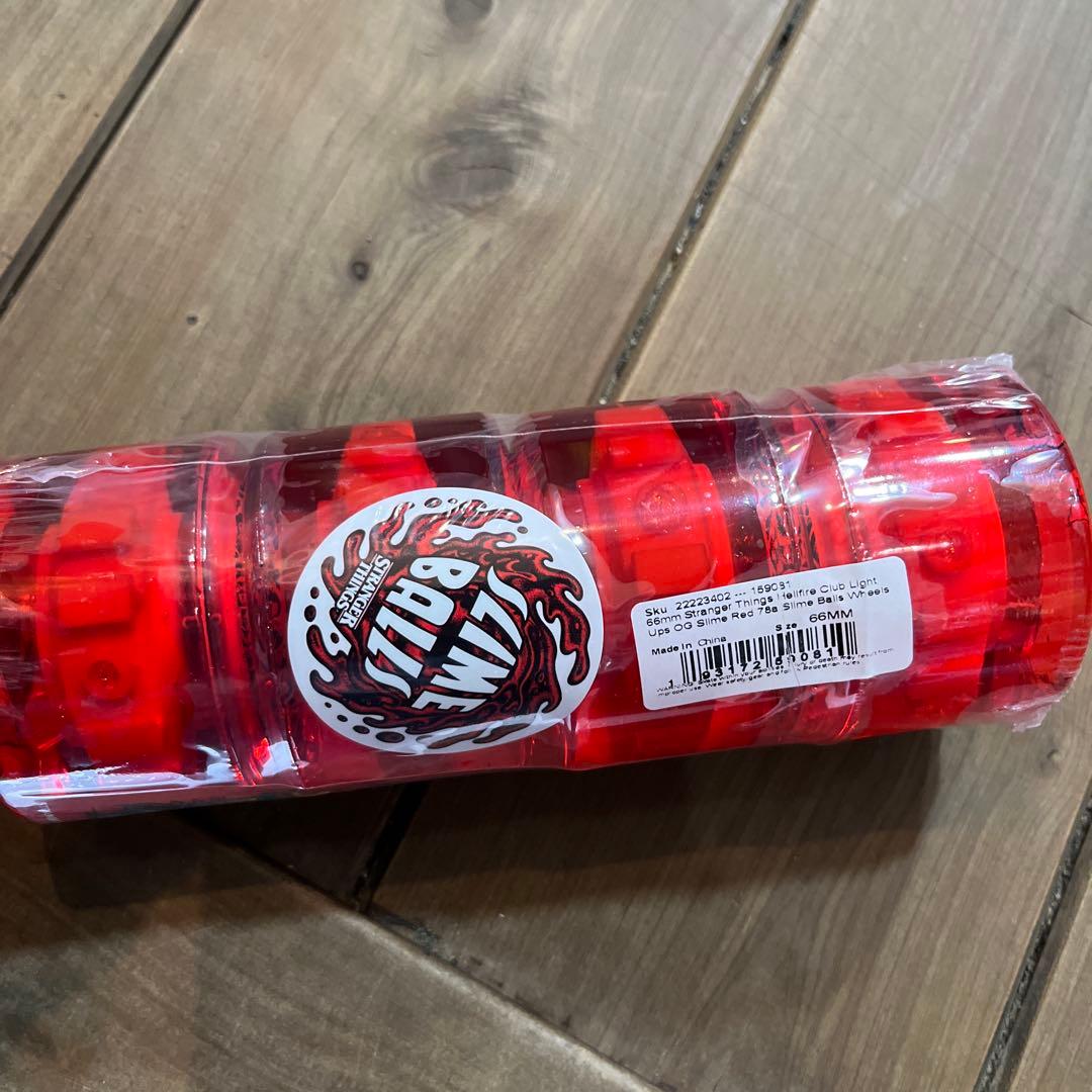 スケートボード STRANGER THINGS SLIM BALLS 66mm 78a
