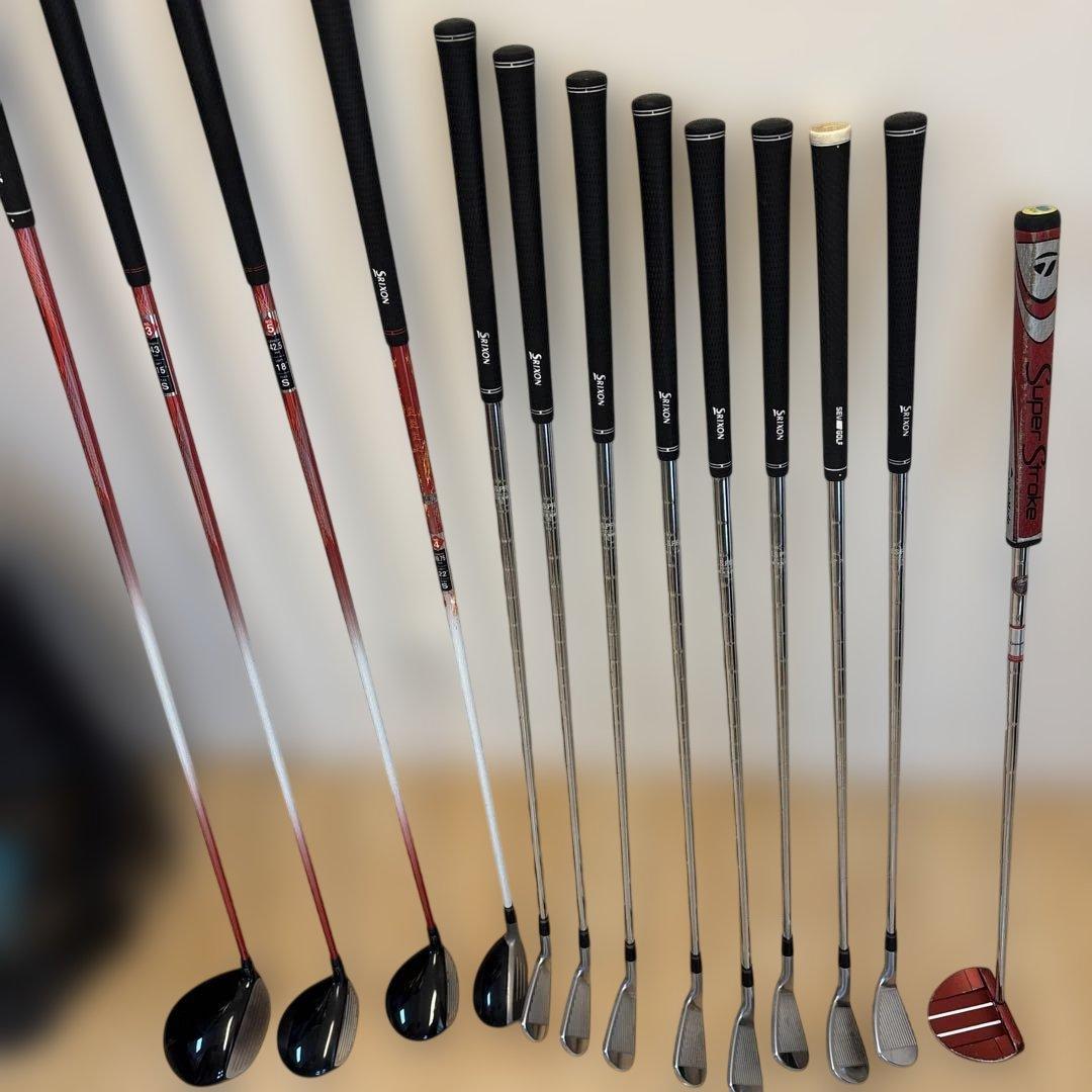 Titleist ゴルフバッグSrixonクラブセットTaylorMadeパター