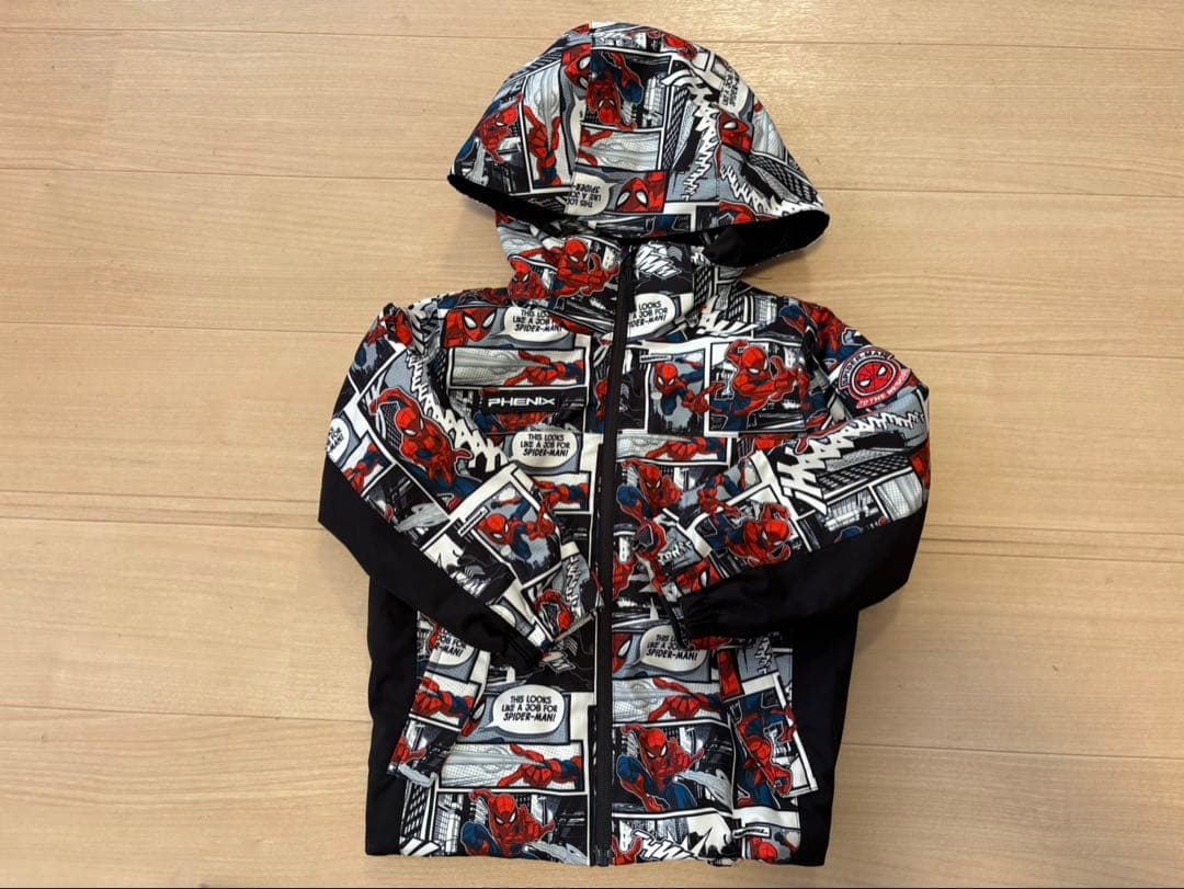 phenix キッズ　スキー・スノボウェア　110MARVELスパイダーマン柄