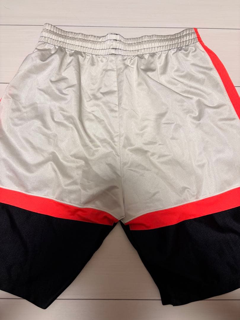 Jordan バスケットボールパンツ XL 黒/赤/蛍光オレンジ