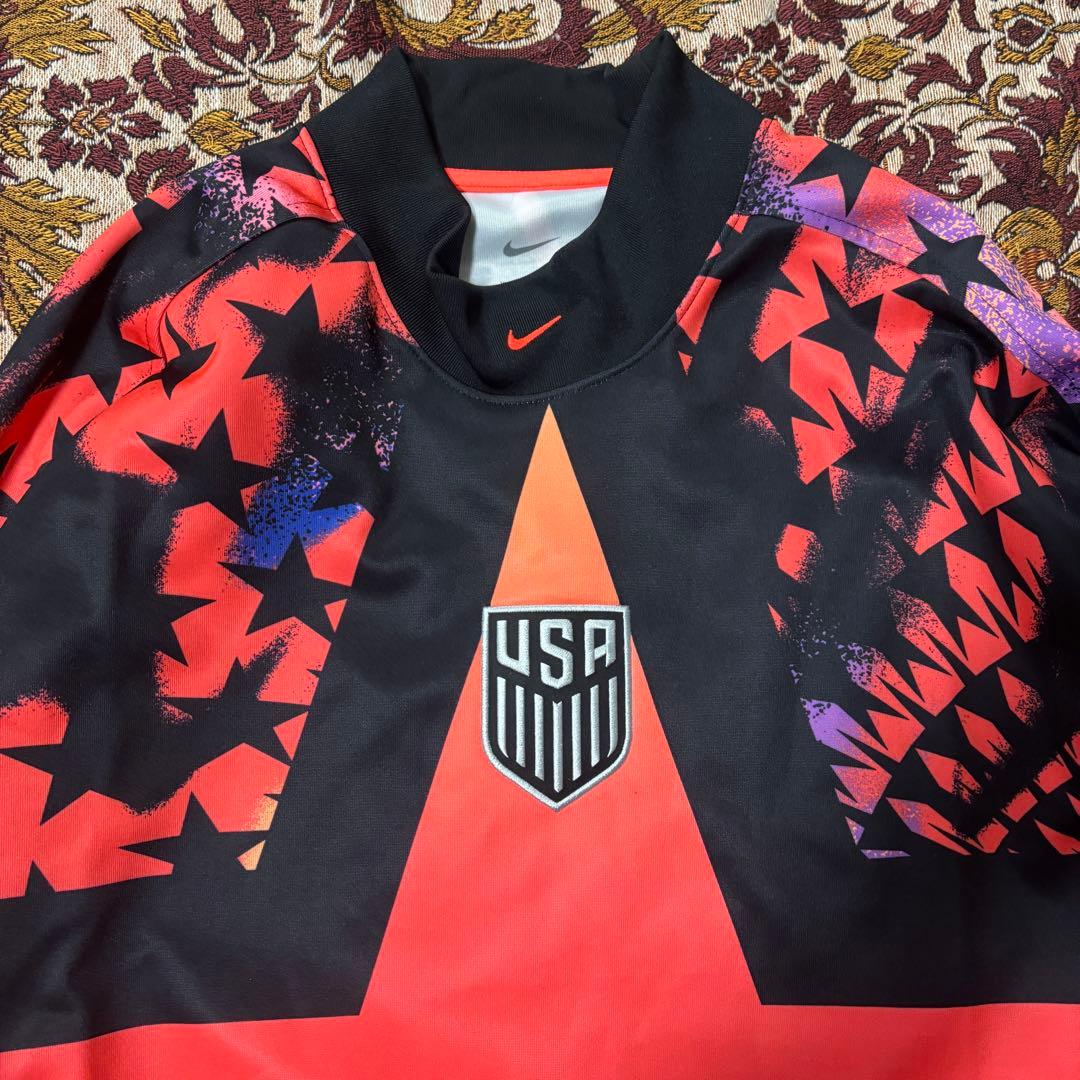 NIKE USA代表　アメリカ代表　サッカーシャツ　モトクロス　ロンT Y2K
