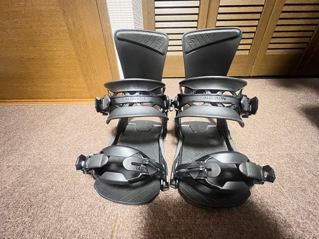 SALOMON スノーボードビンディング ブラック