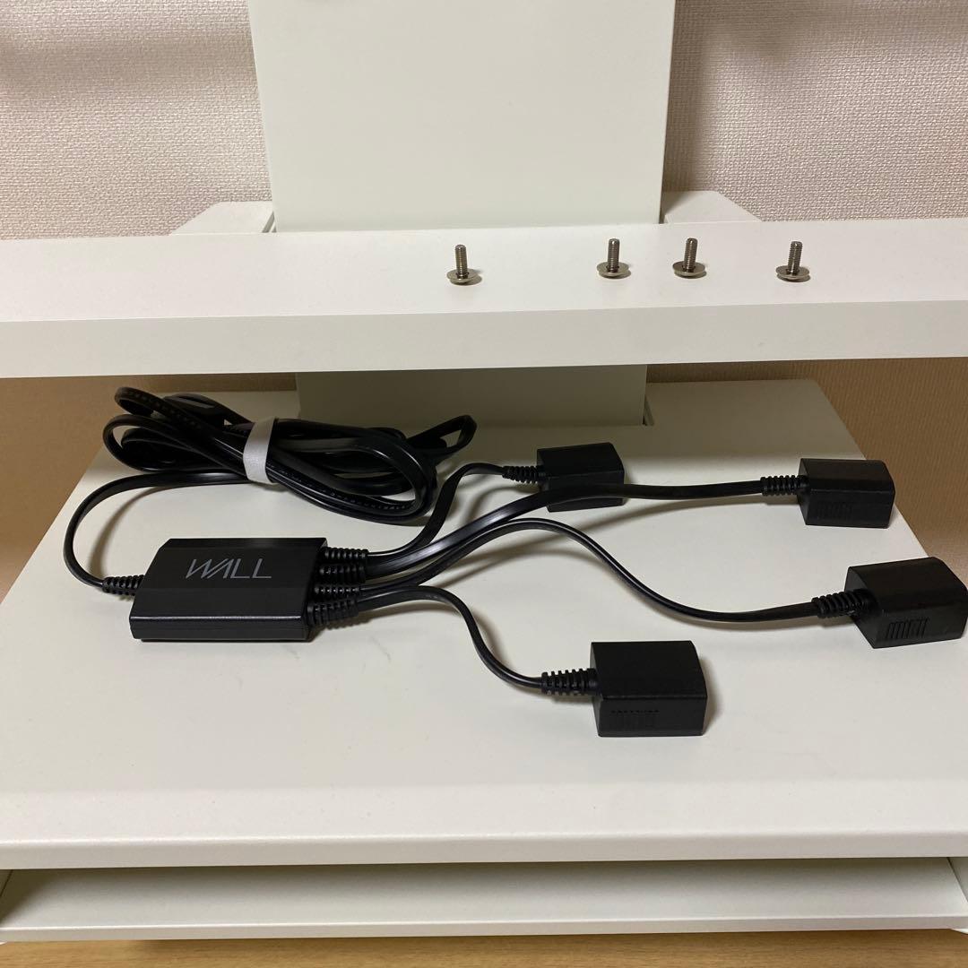 WALL壁掛けテレビスタンドV3ロータイプ　ホワイト