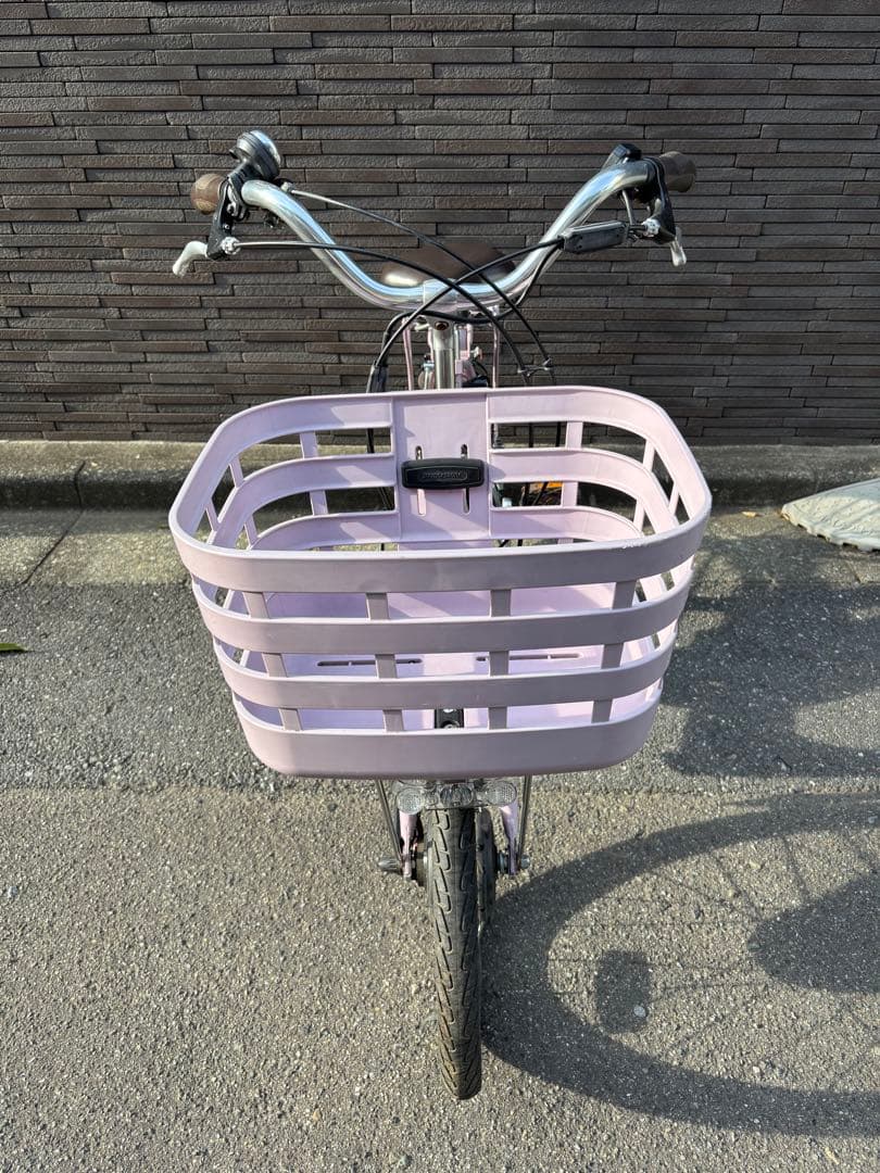 【美品】【使用回数少なめ】ブリヂストン電動アシスト自転車 ピンク