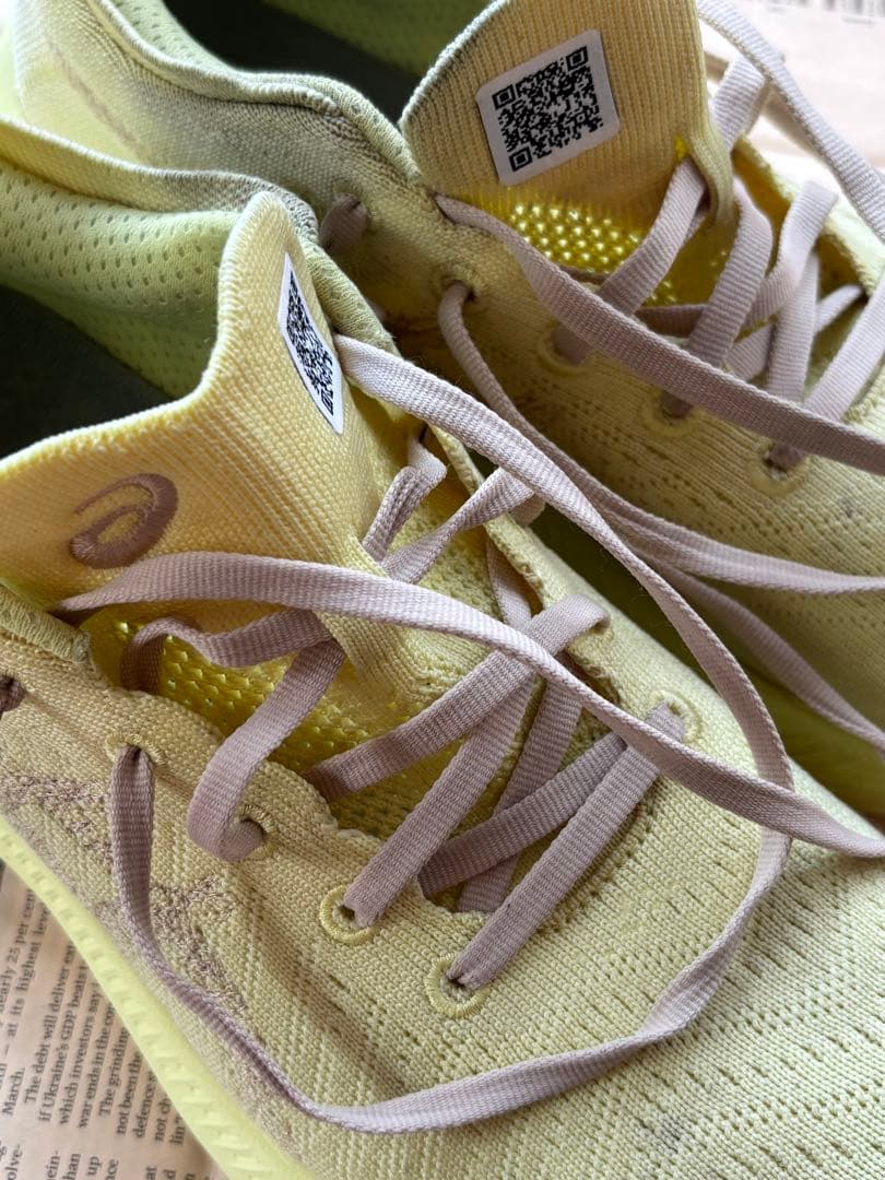 ⑪ asics　アシックス　ニンバス　ミライ　ランニングシューズ　トレシュー