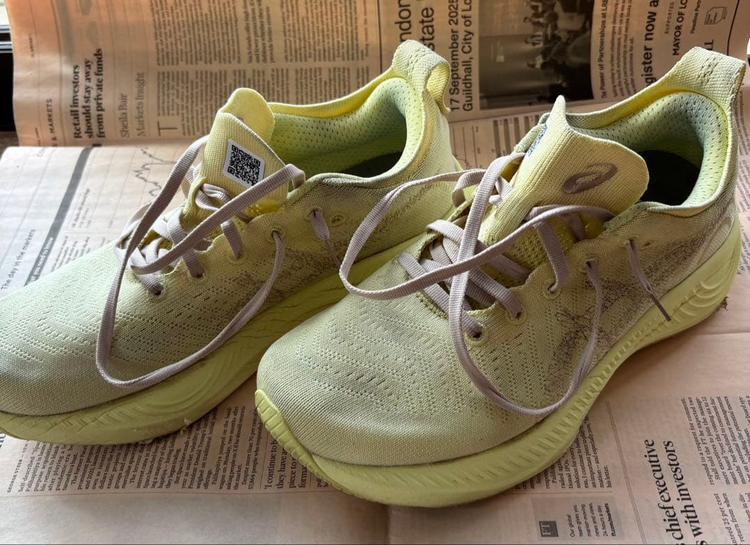 ⑪ asics　アシックス　ニンバス　ミライ　ランニングシューズ　トレシュー