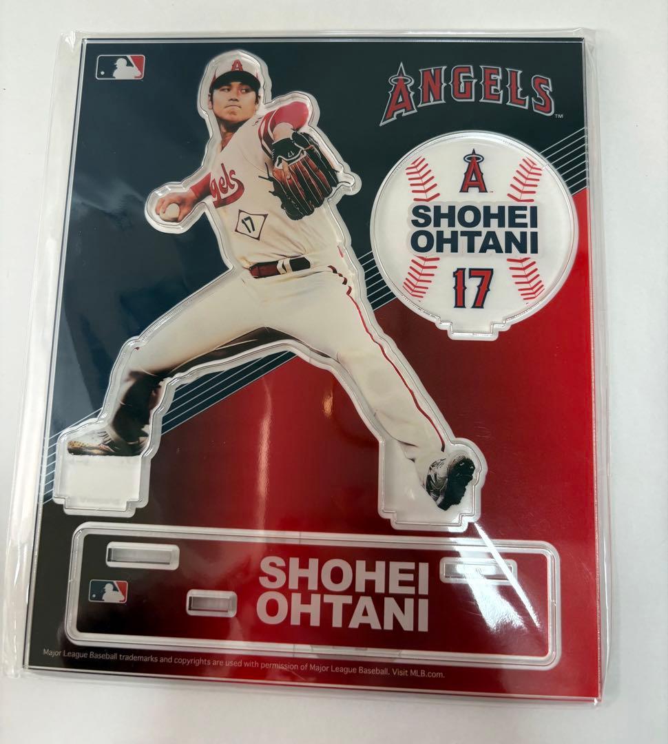 【バラ売り可】大谷翔平 エンゼルス バスタオル&アクリルスタンド 4点セット
