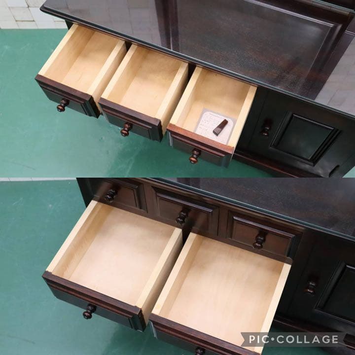 GMFH276○九州民芸家具 鏡台 ドレッサー 桜材 天然木 伝統工芸 和家具