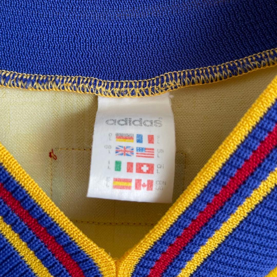 90s adidas サッカー スウェーデン代表 ユニフォーム サッカーシャツ