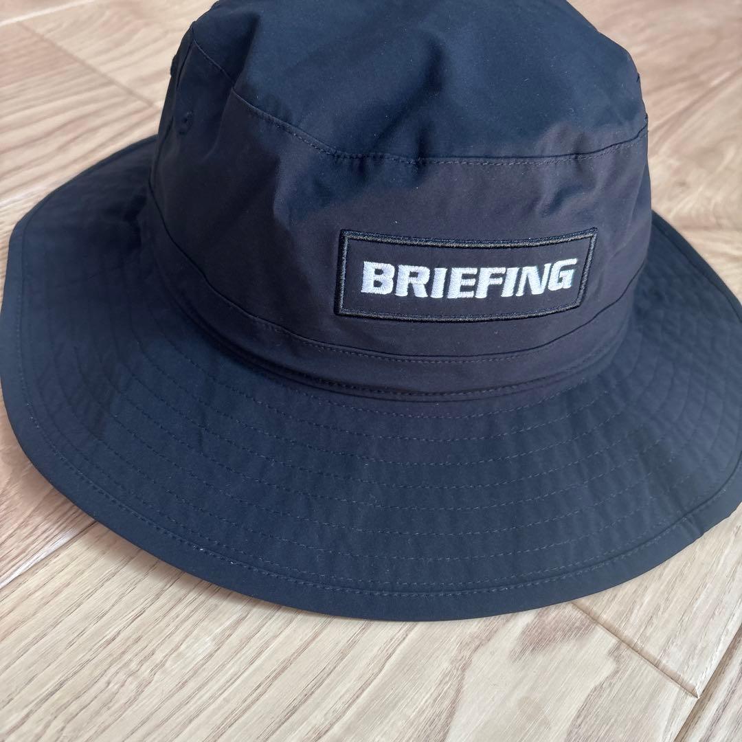 BRIEFING レインキャップ　ブラック