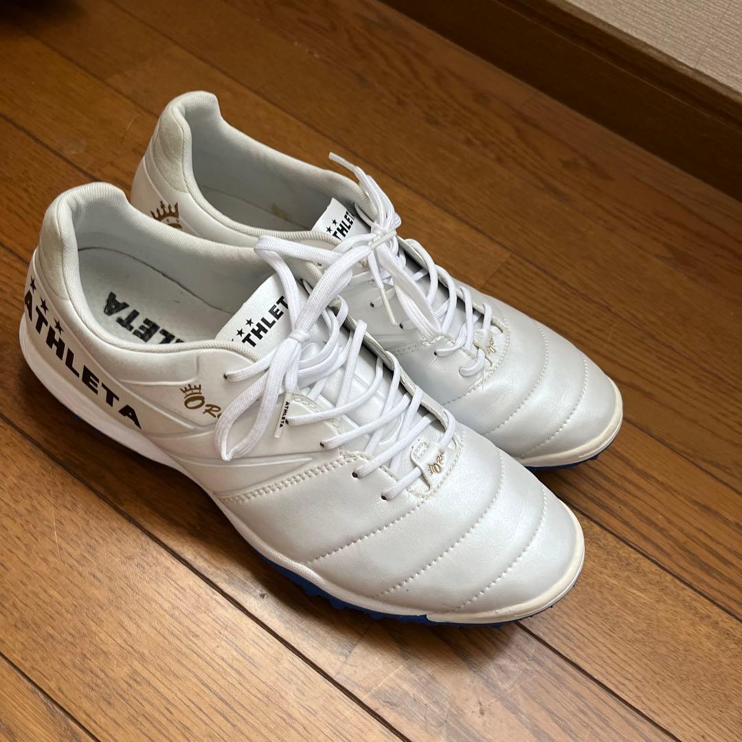 【美品】ATHLETA O Rei ホワイト フットサルシューズ