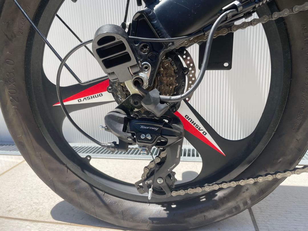 動作品 FLYFISH 折り畳み 電動アシスト自転車 走行379km 20インチ