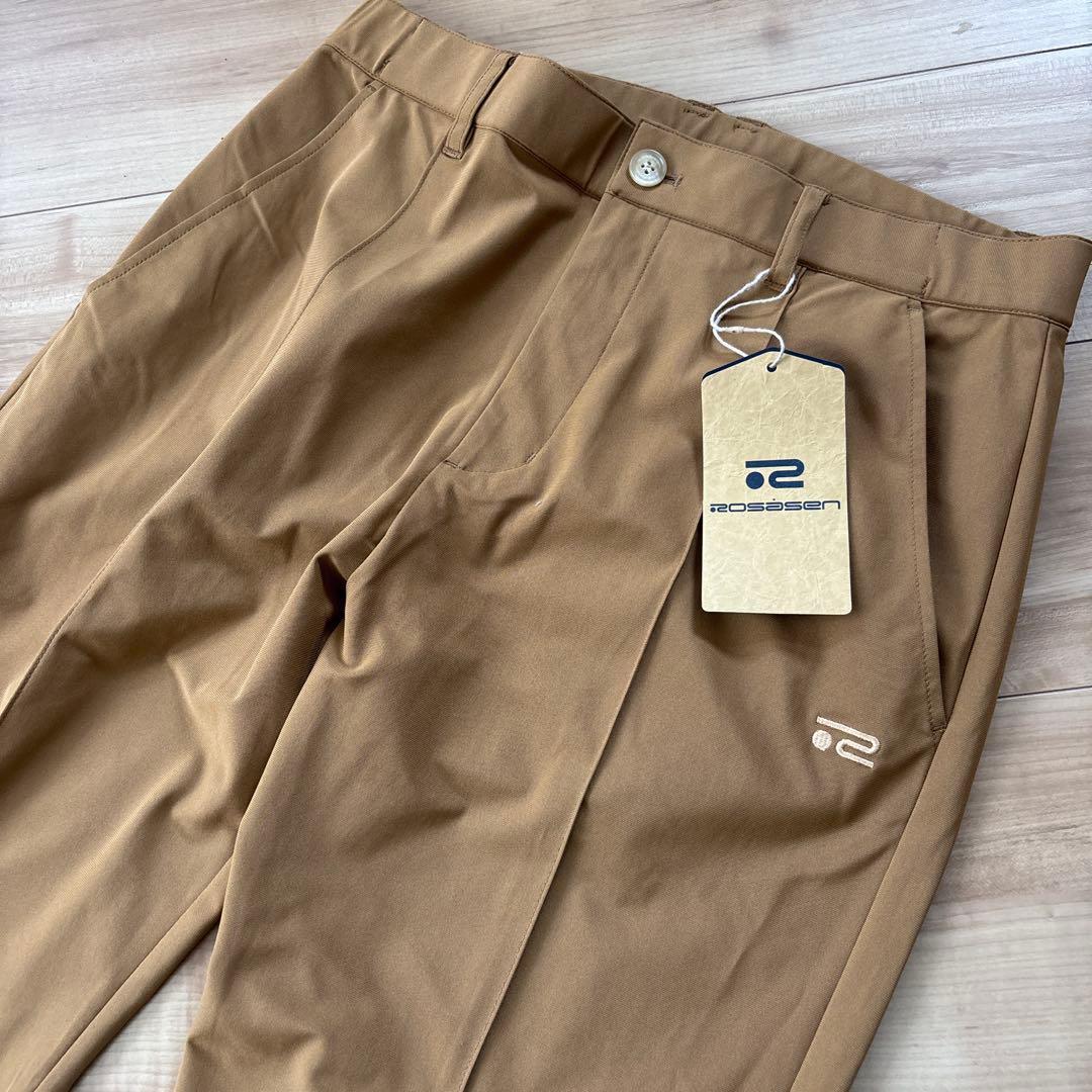 新品　ロサーセン　メンズ　ストレッチゴルフパンツ ベージュ　定価16500円88