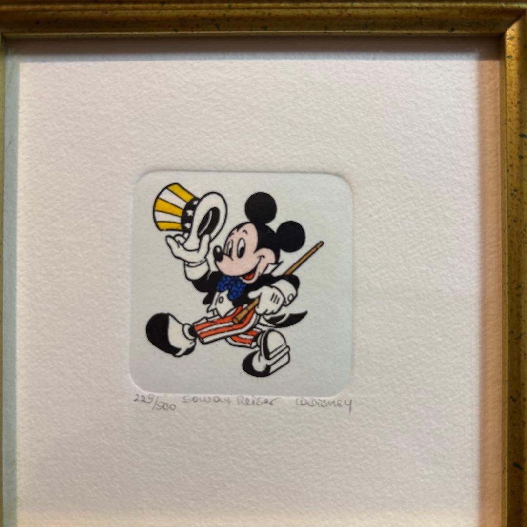 ディズニー　Sowa+reiser エッチング絵画225/500 ミッキーマウス