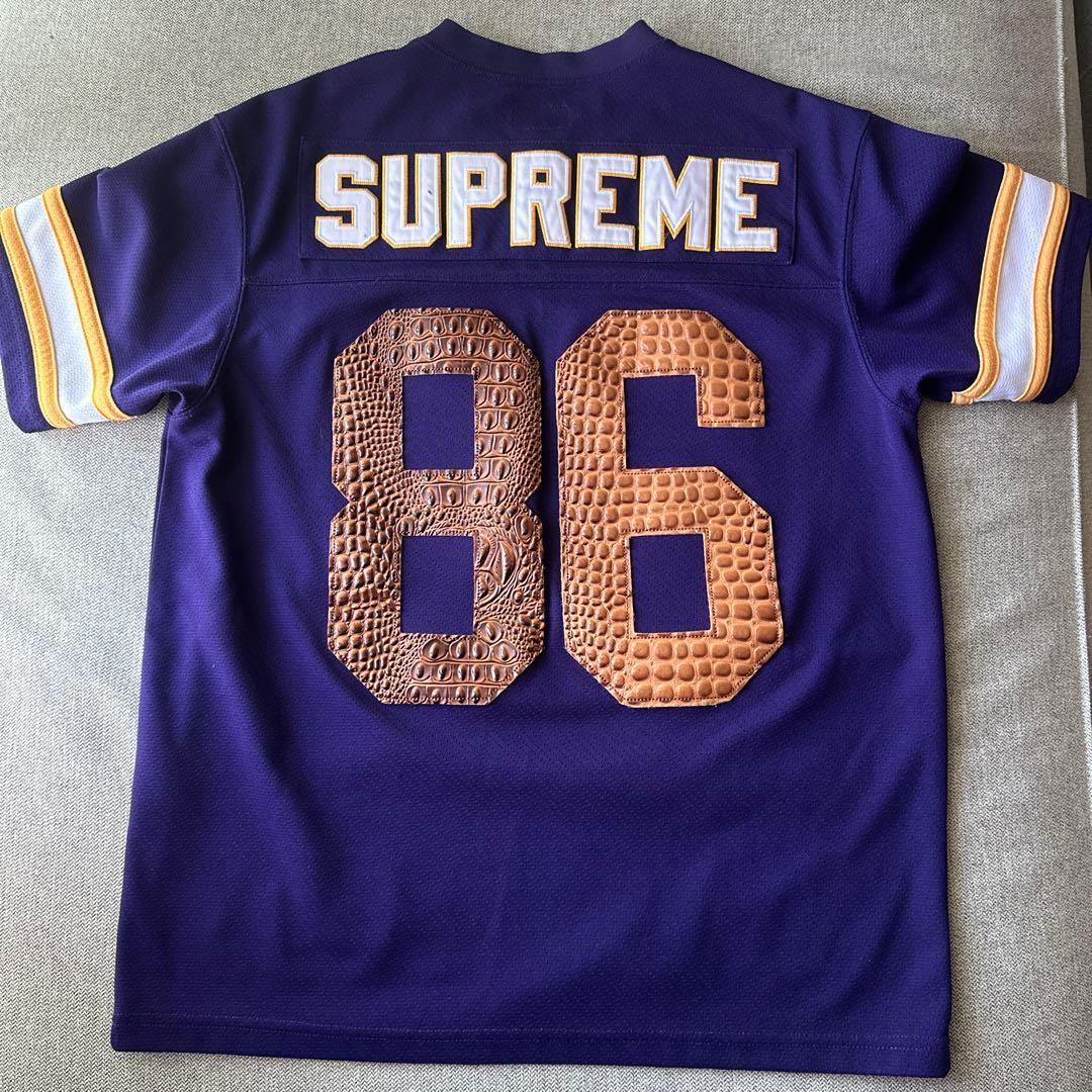 Supreme 86 メッシュシャツ Sサイズ パープル