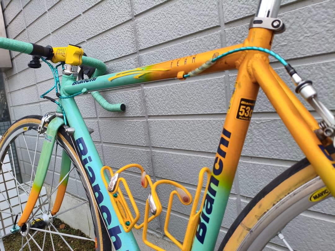 オレンジBianchi MegaPro L パンターニ　直接受渡