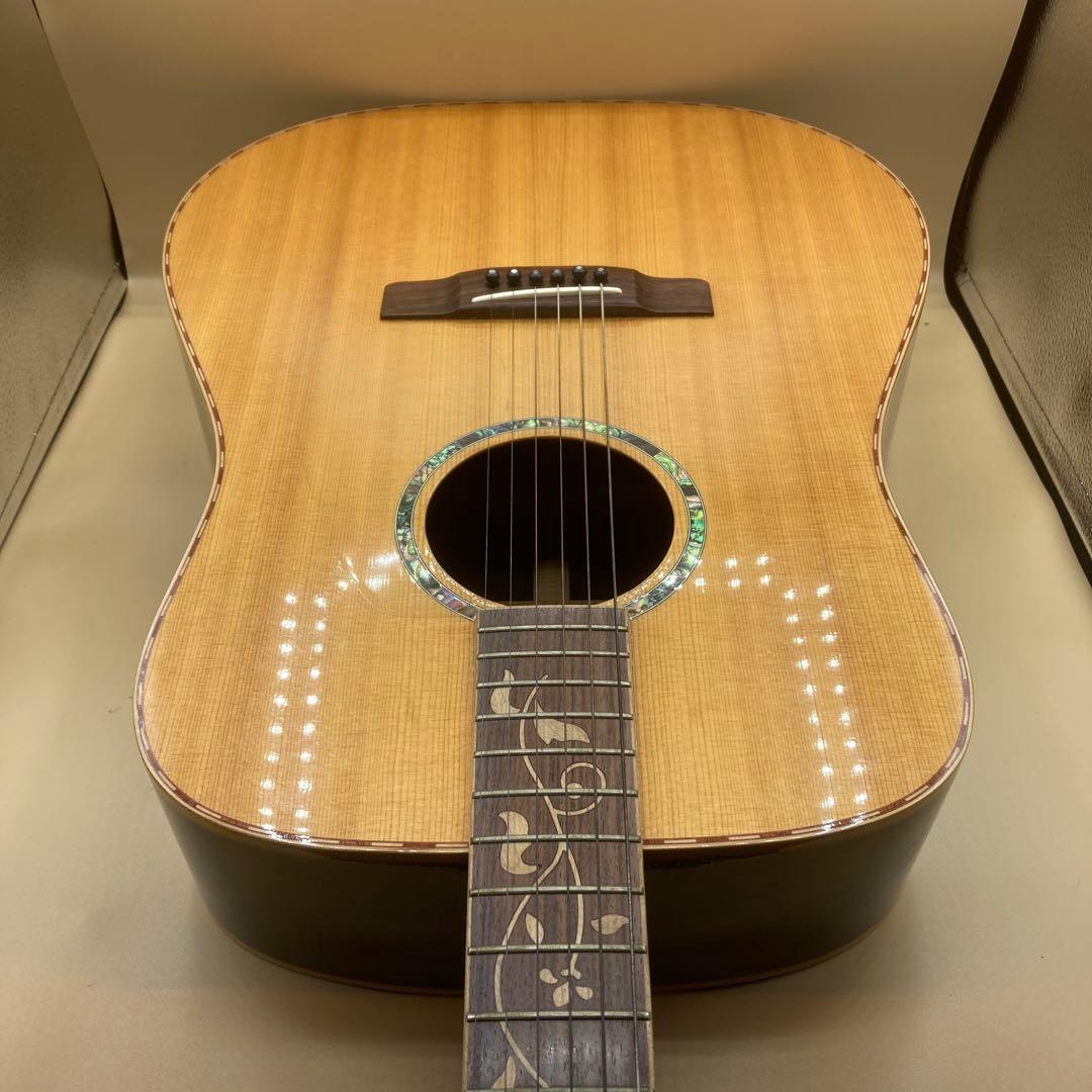 Morris M-100 アコースティックギター ケース付き　難あり現状