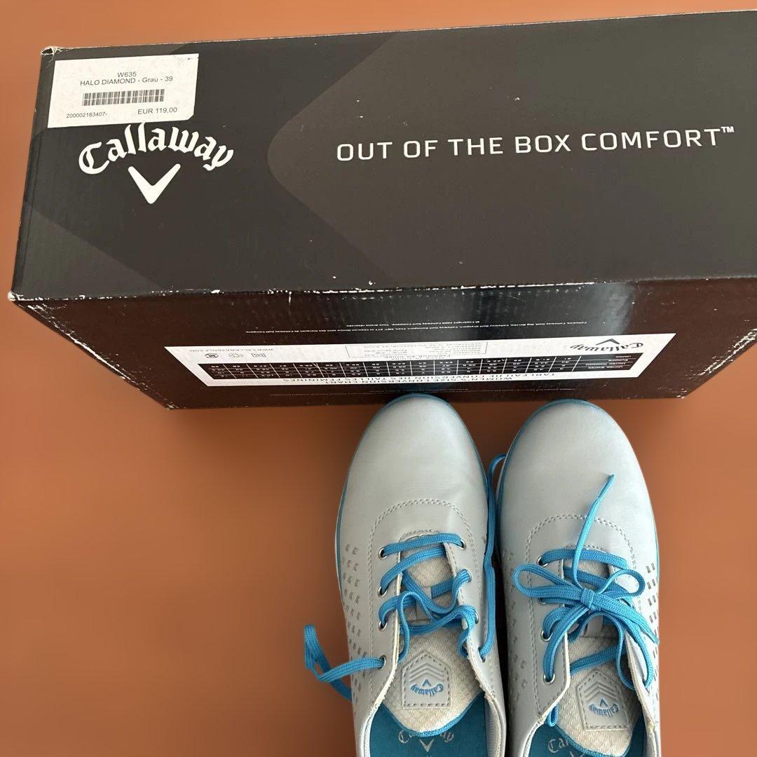 Callaway ゴルフシューズ 女性用 ライトブルー