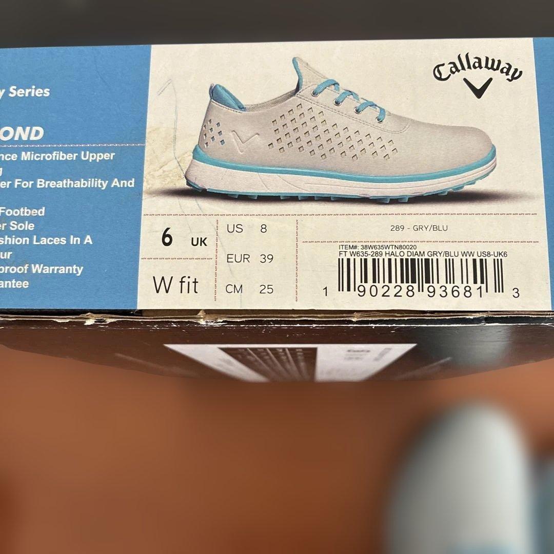 Callaway ゴルフシューズ 女性用 ライトブルー