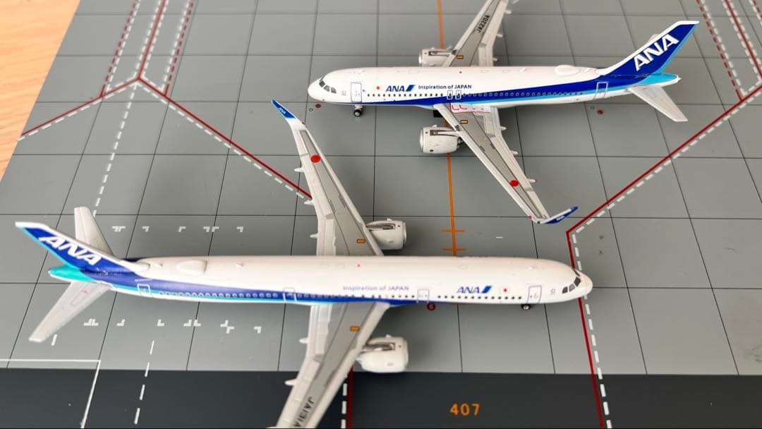 《2機セット》 1/400 ANA 全日空 A320neo A321neo
