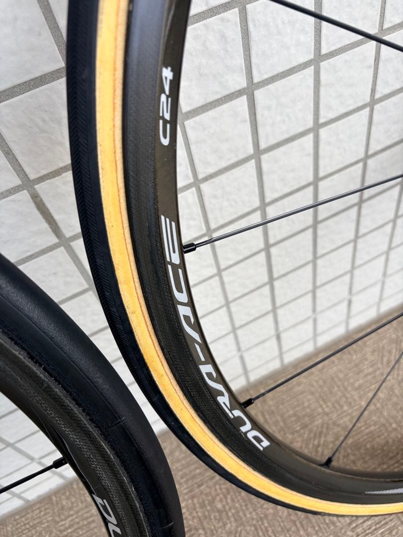 DURA-ACE WH-9000 C24 TU カーボン チューブラー 前後