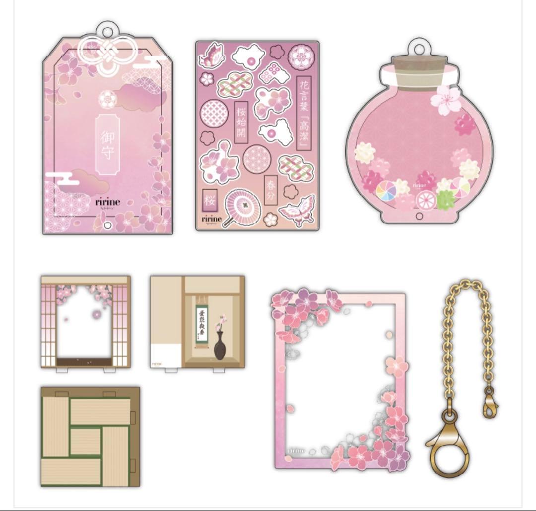 fanfancy フクヤ アクリルフレーム 和花セット2025 桜
