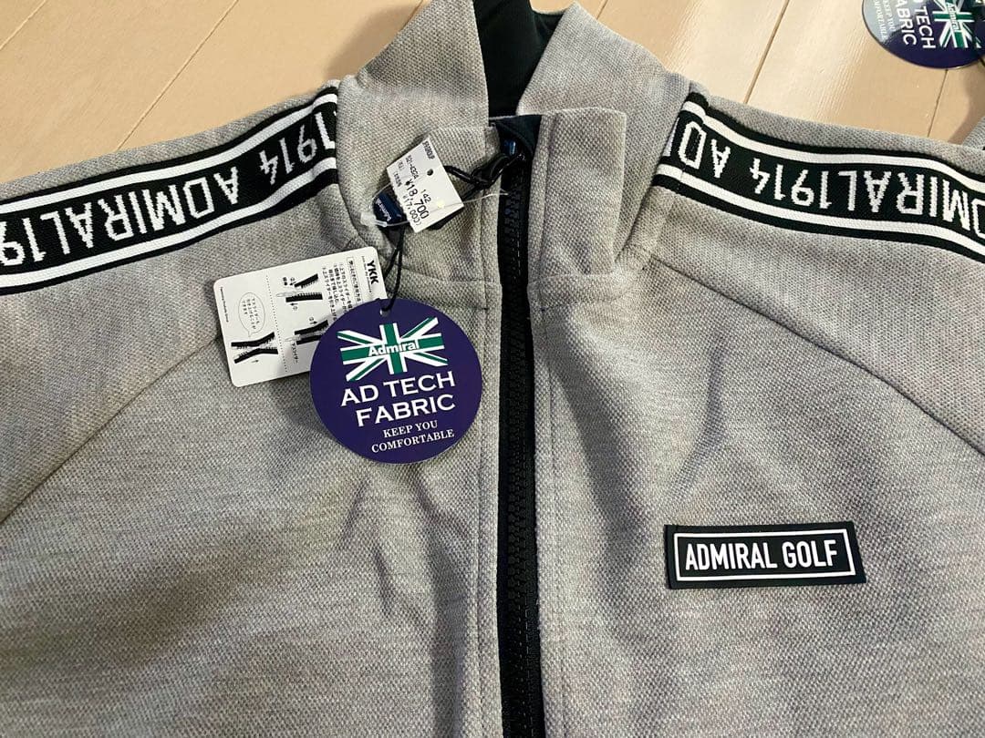 【新品】ADMIRAL GOLF メンズ　スウェットセットM 上下タグ付き