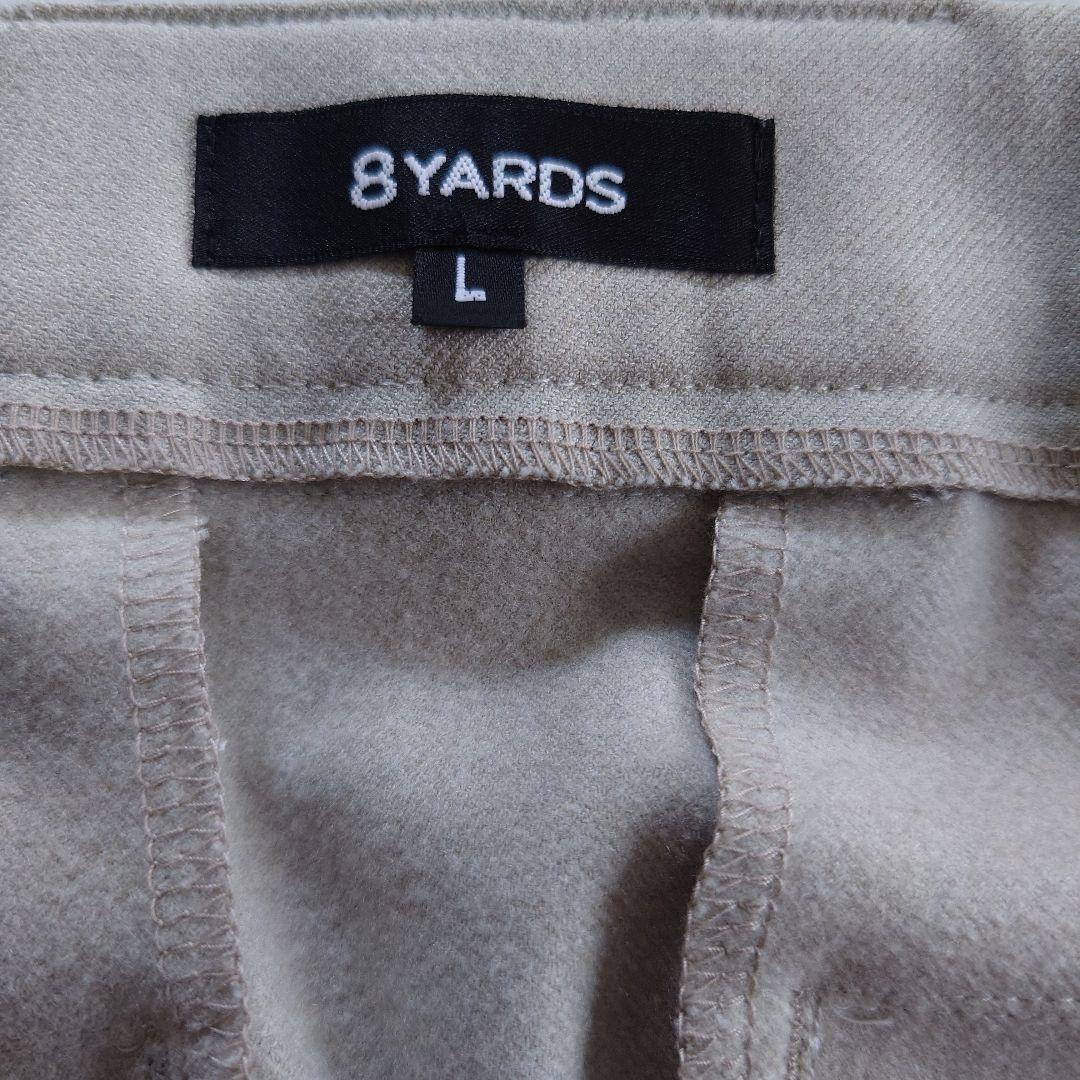 8YARDS ベージュ プリーツスカート