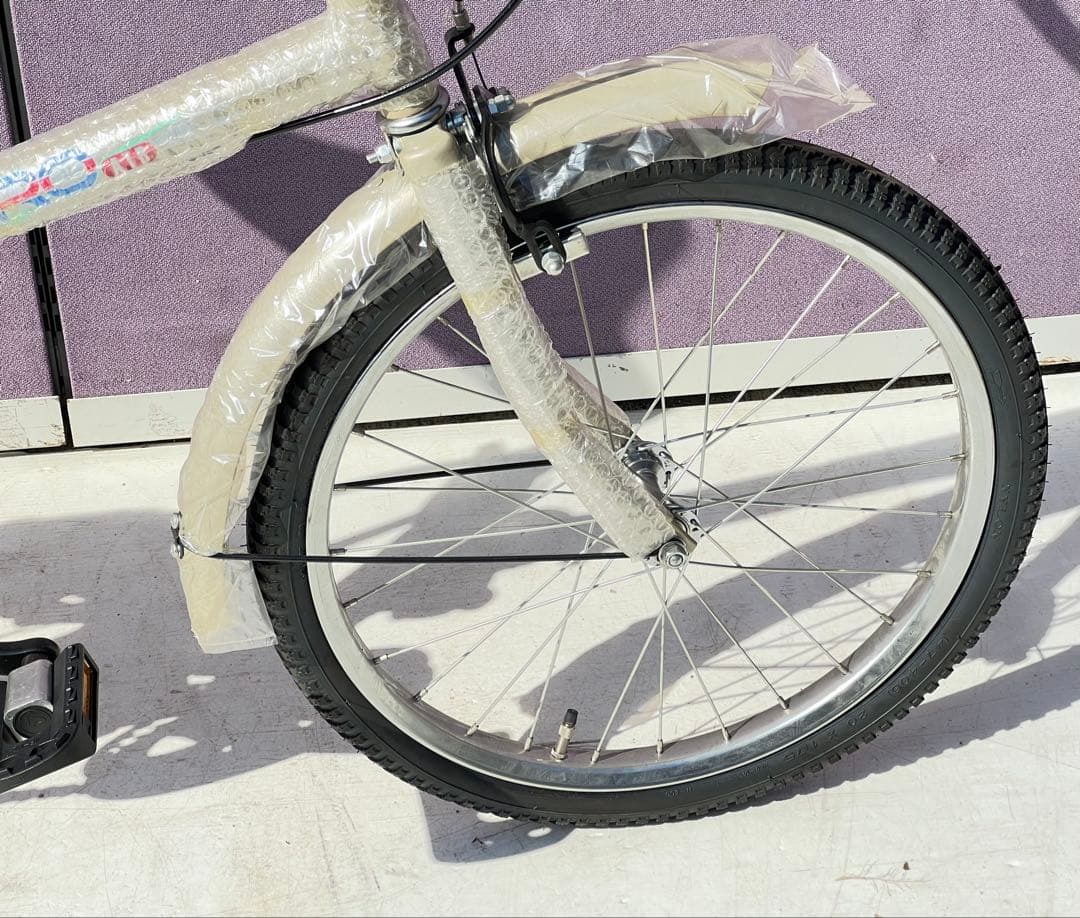 AERO折りたたみ自転車 ホワイト 小径