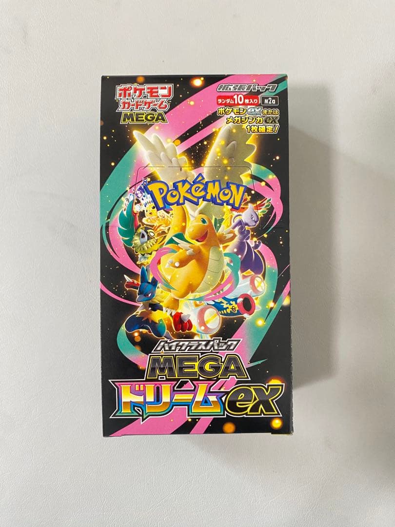 ポケモンカード　MEGAドリームex box シュリンクなし